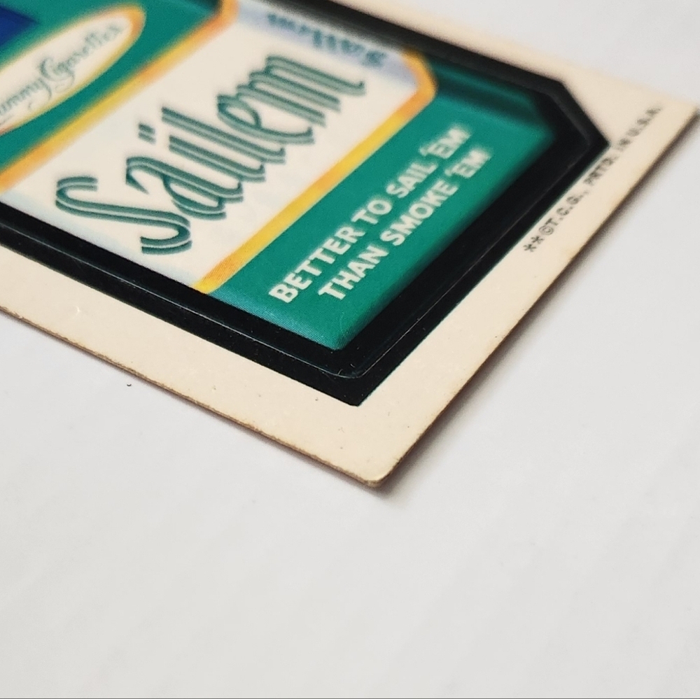 ✨ Vintage 1973 Topps Wacky Packages Sailem Sticker trading card collectible - Picture 3 of 7